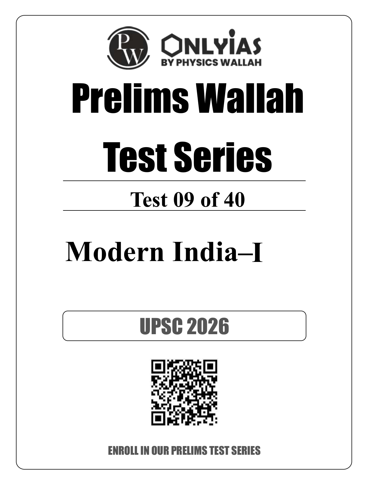 PW ONLY IAS PRELIMS 2026 ENGLISH  MEDIUM 